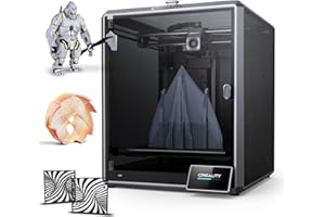 Creality K1 Max 3D-Drucker, 600 mm/s Druckgeschwindigkeit, Intelligente KI-Funktion, 300 x 300 x 300 Großes Bauvolumen, Zwei Freisprechfunktionen, Automatische Nivellierung, Doppelte Kühlung