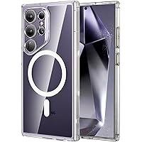 ESR för 2024 S24 Ultra fodral, kompatibel med MagSafe, magnetiskt fodral för 2024 Galaxy S24 Ultra, skydd i militärkvalitet, 