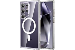 ESR für Samsung S24 Ultra Hülle, kompatibel mit MagSafe, magnetische Hülle für Samsung Galaxy S24 Ultra, Militärnorm Schutz, vergilbungsbeständig, Classic Serie, Klar