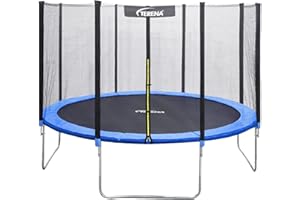Terena Trampolin 305 cm mit Sicherheitsnetz Gartentrampolin (auch für Kinder)
