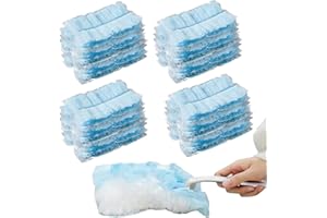 Jogoico Piumino Cattura Polvere compatibili con Swiffer Duster 20 Pezzi Piumini Catturapolvere Piumini Ricambi in Microfibra Ricarica per Spolverare per Scuola Ufficio Casa