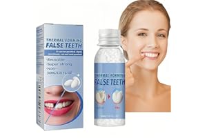 YUJINPU Temporary Tooth Filling Kit,Temporary Tooth Repair Kits,Replace Missing or Broken Teeth with Dental Repair Beads,Moldable False Teeth Replacement,Teeth Gap Filler,Temporary Tooth Filling Repair Kit