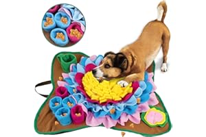 TWOPER Pet Snuffle Mat for Dogs Interactive Feed Game Sunflower Suction Cups Dog Treats Feeding Mat With Puzzles Encourages Natural Foraging Skills1