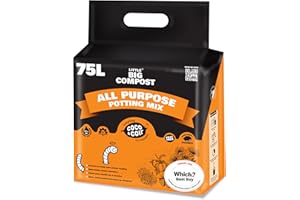 COCO&COIR EVERYTHING IN A NUTSHELL Coco & Coir All Purpose Compost. Peat-free Coco Soil for Plants Indoors. Potting Soil Fertilised with NPK - Coco Boost (75L)