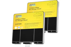 GOLDEN ICEPURE Aktivkohlefilter Dunstabzugshaube Kompatibel mit Siemens-LZ53251, Bosch, dhz5325, Neff Z5101X1, VVZ52V40, 2 Stück