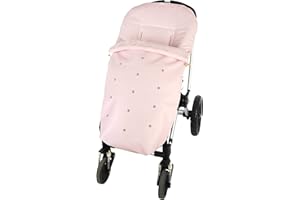 Saco Polar Carrito Bebe Polipiel Rosa - MODIN -