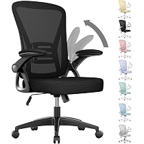 Sedia Girevole Ufficio 5 Ruote Sedia Da Ufficio Girevole Con 5 Ruote E Schienale Ergonomico Nero - Perfetta Per Scrivania E Cameretta Sedia Scrivania Cameretta