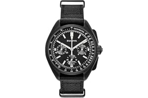 Bulova Męski analogowy zegarek kwarcowy ze skórzanym paskiem 98A186