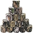 Yueser Camouflage Tape, 15 Pieces Stealth Camo Non-woven Fabric Camo Stretch Bandage Self-Adhesive Camouflage Tape for Outdoor Camping Hunting Bicycle Camera (5.0cm * 4.5m)