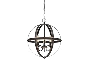 Westinghouse Lighting 63418 Lámpara de Araña para Interiores Stella Mira de Tres Brazos, Acabado Reflejos