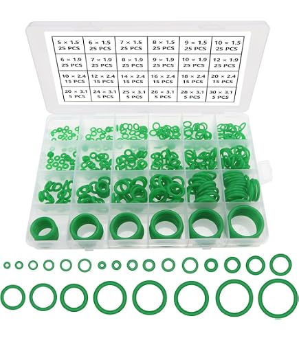 Kit Joints Toriques HNBR Rouge Pour Climatisation Automobile - R134a R12