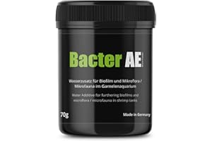 GlasGarten Bacter AE | 70g – Premium Wasserzusatz mit Mikroorganismen, verbesserte Wasserqualität & natürlicher Biofilm für gutes Mikroklima im Aquarium