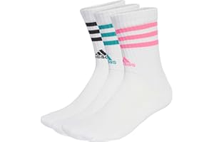 adidas 3-stripes Cushioned Crew Socks 3 Pairs Calcetines Unisex adulto