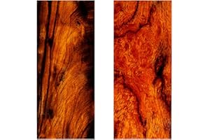 Aibote 1 Pair Desert Ironwood Wood Knife Handle Scales Slabs Sword Handles Grips Knives Custom DIY Material Tool for Blank Blades-4.72"x1.57"x0.39"(Each is Unique)