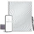 Rocketbook Smart Reusable Notebook - Lined Eco-Friendly Notebook with 1 Pilot Frixion Pen & 1 Microfiber Cloth Included - Flow State Cover, Letter Size (8.5" x 11")