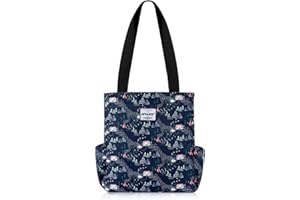 HAWEE Donna Borsa Tote con Zip Leggera Borsa a Tracolla Casual Borsa a Mano Moda Borsa a Spalla Grande Borsa della Spesa Impermeabile Borsetta per Viaggio Scuola Lavoro Quotidiano Vita Yoga Spiaggia