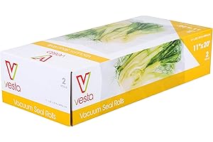 V VESTA PRECISION Vesta Precision - Rouleaux sous vide (Sous-Vide) - 2 rouleaux de 28cm x 600cm - Sans BPA, plomb et phtalates