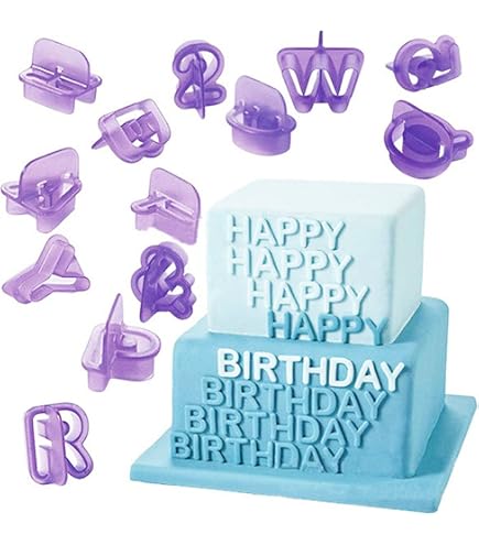 146-teiliges Buchstaben-Ausstecher-Set Für Fondant & Kekse – Wiederverwendbare Alphabet- & Zahlen-Formen Aus BPA-freiem Kunststoff