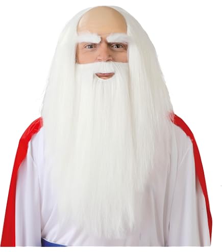 WIG ME UP - Perruque Brune Barbe Carnaval prophète gourou Jesus Hipster Lutin Ho WIG ME UP - Perruque Brune Barbe Carnaval prophète gourou Jesus Hipster Lutin Ho