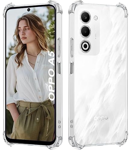 iVoler Cover per Oppo A38, Custodia Trasparente per Assorbiento degli