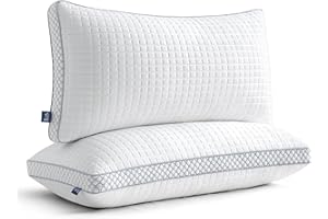 ‎BEDSTORY BedStory kopfkissen 40x80 mit abziehbarem Bezug,Verstellbare Faserfüllung Hotel Kissen mit reißverschluss, 2er Set Kissen aus 950g x 2 mikrofaser, Waschbares nackenkissen für Allergiker