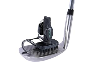 Grooveit MiniG Dry Scrubber - Mini Golf Club Brush - Heavy-Duty Nylon Bristles - 3-Yr Warranty - Part of Any Golf Club Cleaning Kit - Detachable Magnetic Groove Cleaner Tool