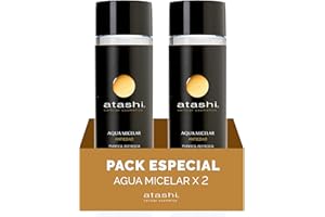 atashi Antiedad - Agua Micelar | Purifica Refresca Y Tonifica Piel Desmaquilla Rostro Ojos Labios Micelas De Origen 100% Natural Extractos Bio Con Vitamina C