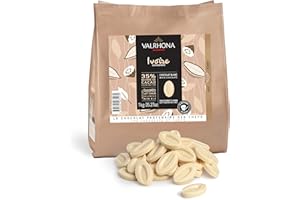 ‎VALRHONA VALRHONA - Bag 1 kg Ivoire 35% - White Chocolate - Bag Beans - 1 kg