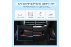 Coleya Antirutschmatten Kompatibel mit Kia Sportage NQ5 2022 2023 2024, Mittelkonsole Gummimatten Türnaht Matten Getränkehalter Matte, Sportage NQ5 2022 Zubehör Gummi rutschfeste Matten (Rot)