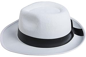 P'TIT CLOWN - Chapeau Feutre Borsalino - Adulte - Parfait pour Compléter votre Déguisement