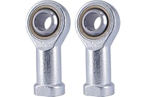 MAGNET-KAUF Rotule articulée M12 - Filetage intérieur - Uniball - Roulement à rotule - Acier inoxydable - Filetage intérieur - Filetage à droite et à gauche