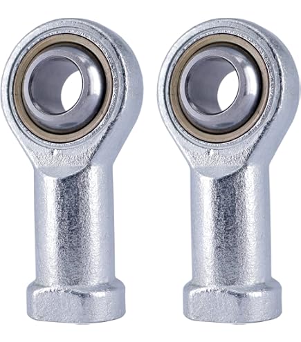 2Pcs Embout à Rotule Alésage 12mm Filetage M12x1.75 Droite - Tige Acier Carbone Pour Mécanique