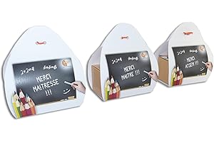 CHOCODIC Ballotin de chocolat 150g personnalisé "Merci Maîtresse" ou "Merci Maître" ou "Merci Atsem" (Version Merci Atsem)