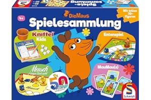 Schmidt Spiele 40598 Die Maus, Spielsammlung, Bunt, Meerkleurig