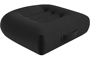 WYJHNLBEDC Poduszka na siedzenie samochodowe, poduszka na siedzisko, poduszka na krzesło z poliestru, 40 x 40 cm, ergonomiczna, ortopedyczna do siedzenia, do jadalni, krzeseł biurowych, wózków