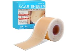 UHELTOSLY Waterproof Rouleau de Pansement Silicone Transparent,zone de peau réparée,respectueux de la peau,Réutilisables