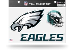 Rico Industries NFL Philadelphia Eagles Team Magnet-Set 21,6 x 27,9 cm – Heimdekoration – Kühlschrank, Büro, Küche