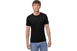 DANISH ENDURANCE 100% Merino Wool T Shirt Mens, Lightweight & Odour-Resistant Undershirt, Soft, Moisture-Wicking, for Men, 1 or 2-Pack