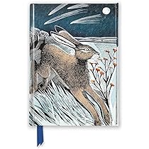 Angela Harding: Rathlin Hares (Foiled Pocket Journal) (Flame Tree Pocket Notebooks) | Eagle Eye Book Shop - A Great Eye For Good Books