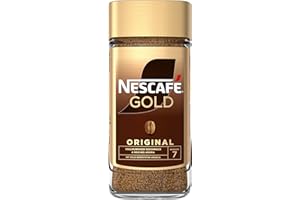 ‎NESCAFÉ NESCAFÉ GOLD Original, löslicher Bohnenkaffee, Instant-Kaffee aus erlesenen Kaffeebohnen, koffeinhaltig, 1er Pack (1 x 200g)