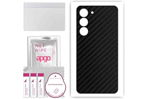 apgo Skins folia naklejka skórka strukturalna na TYŁ do Samsung Galaxy S23+ Plus - Carbon Czarny