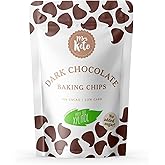 Sugar Free 70% Dark Chocolate Chips by Mrs. Keto | Vegan, No Added Sugar | Diabetic Friendly Low Carb Chocolate | 200g