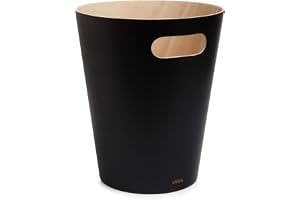 Umbra 082780-045 Papperskorg, Svart, Brun, 7,5 L