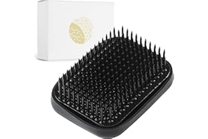 Wazakura Kenzan Ikebana Nero Porta Fiori (68mm) Rettangolare, Strumento Giapponese per l'Arrangiamento Floreale, Accessori Pin Frog - Kenzan Rettangolare Nero (68mm)