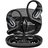 Wireless Bluetooth Open Ear Sport Headphones | Ergonomic open design, 19g secure and comfortable fit to listen to the surroun