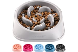 MateeyLife Gamelle Anti Glouton pour Chien - Bol Puzzle Gamelle Anti Glouton Chien Moyen Antidérapant Interactif pour Ralentir l'Alimentatio