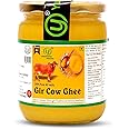 Yugmantra Organic Foods -100 % Natural Pure & Fresh Danedar A2 Milk Gir Desi Cow Ghee 500 ml | Bilona Method | Lab tested | Desi Ghee | Highly Nutritious | Made in Small Batches | Premium Glass Jar Packing | Boost Immunity & Energy | Make in India Award Winner