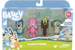 Giochi Preziosi BlueY Friends Pack, Set di 4 personaggi articolati e gli amici Snickers, Honey e Coco, come visto in TV, per bambini dai 3 anni, BLY01200, multicolore