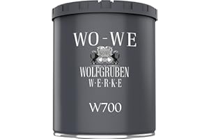 WO-WE Vernice per cemento W700 Pittura pavimenti Interni Grigio argento sim RAL 7001-1L