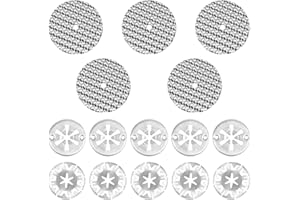 JJCHQ Pack of 15 Heat Protection Plate Repair Kit for Car 30 mm 52 mm Clamping Discs Heat Protection Plate Exhaust Aluminium Safety Washers N90335004 for VW Au-di Mounting Clips Heat Shields Under the Hood